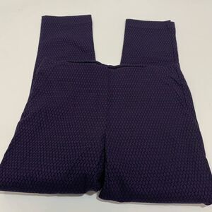 Chico's Womens Pants Ankle Stretchable Abstract Blue Size 29